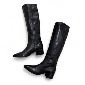 Miu Miu Black Leather Boots